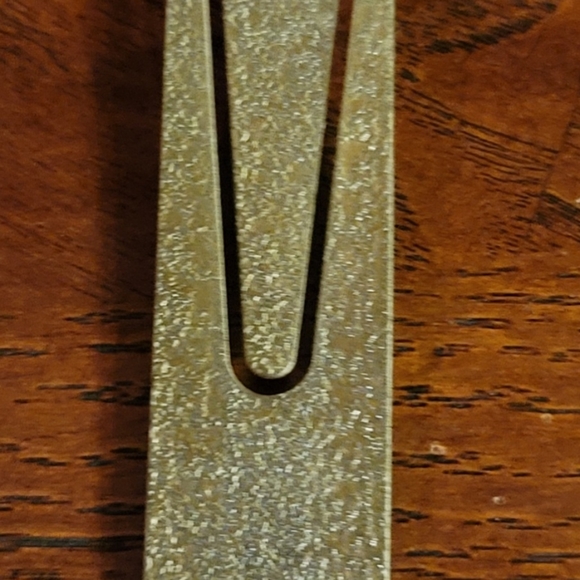 French Enameled Brass Bookmark with Semi-Precious Stones - Picture 8 of 10